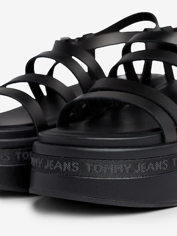 Sandales Tommy Jeans en noir