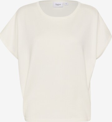 SAINT TROPEZ Sweater 'Mila' in White: front