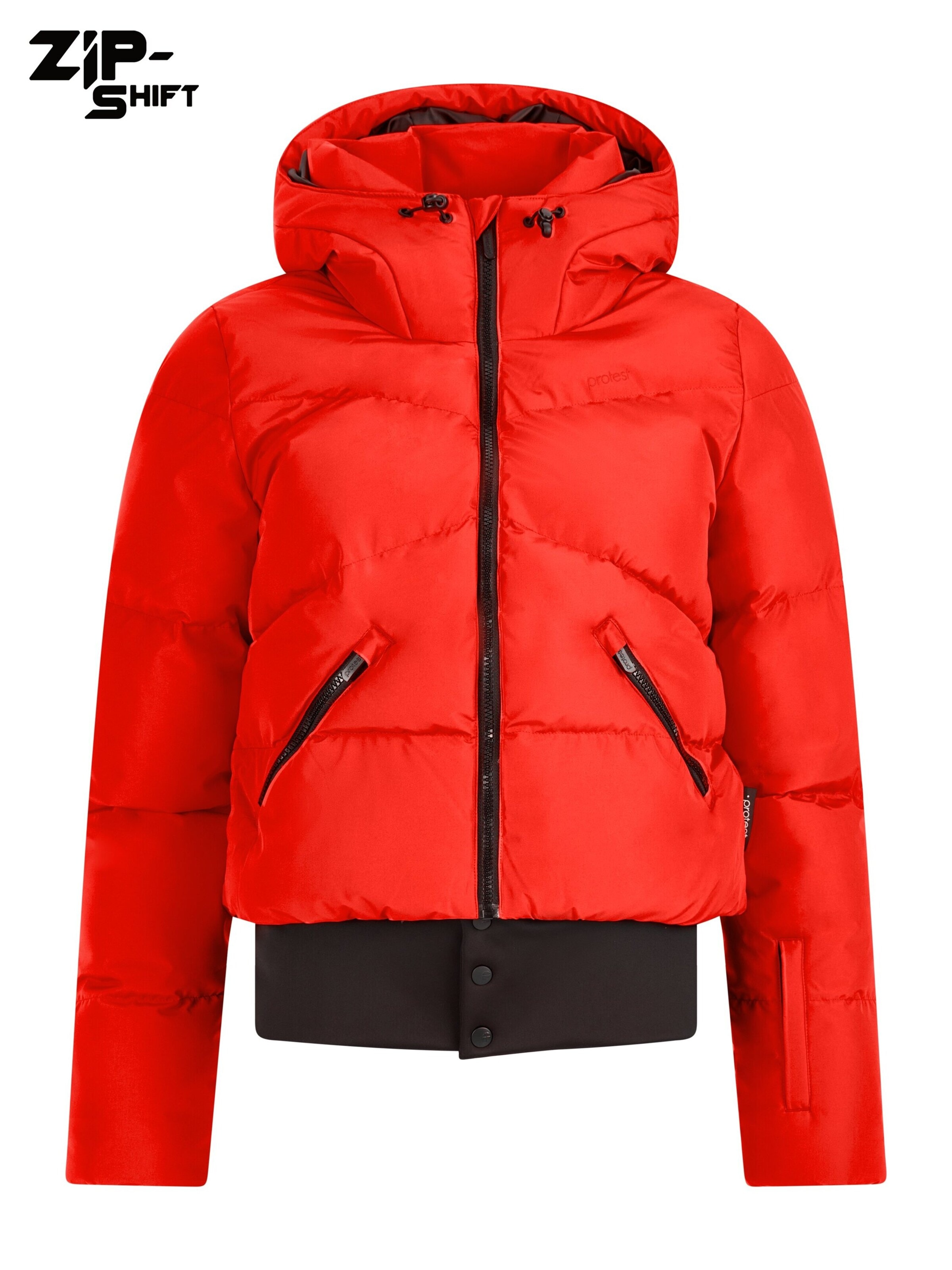 PROTEST Sportjacke 'PRTPreppy'‌‌‌‌‌‌ in Rot: Vorderseite
