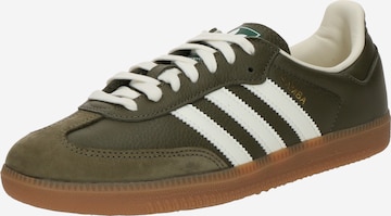 ADIDAS ORIGINALS Низкие кроссовки 'SAMBA' в Зеленый: спереди