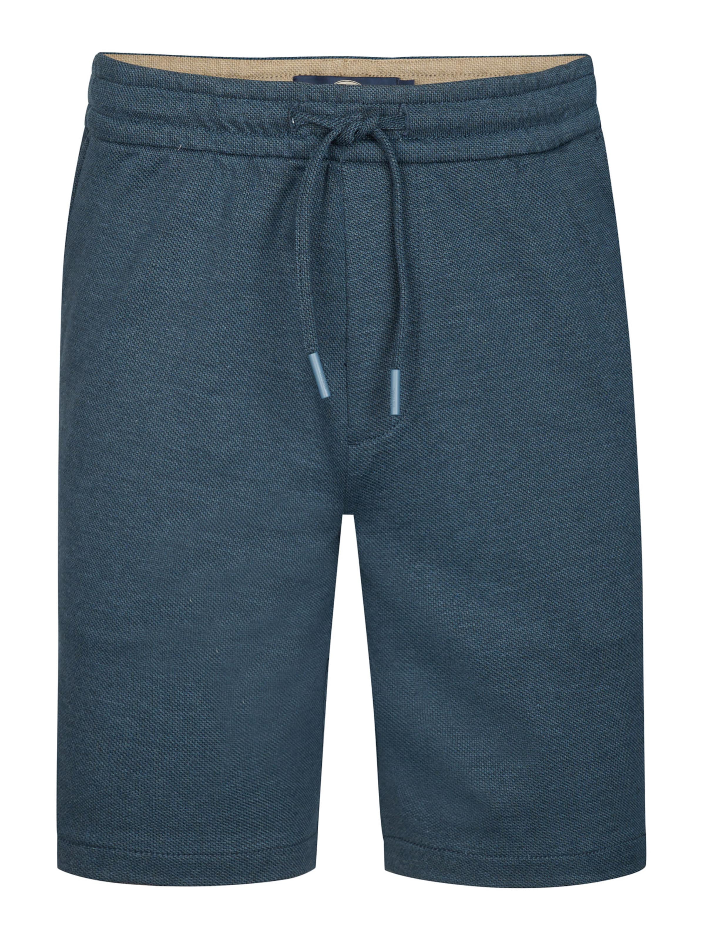 Petrol Industries regular Lærredsbukser i blå: forside