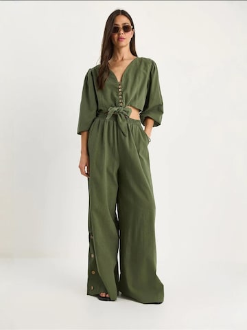 Bianco Lucci Pantsuit in Green