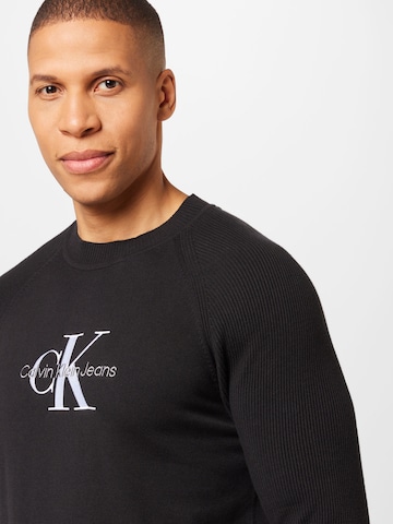 Calvin Klein Jeans Sweter 'DRIVER' w kolorze czarny