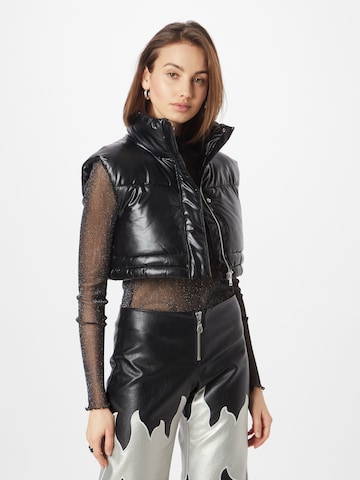 River Island Bodywarmer in Zwart: voorkant