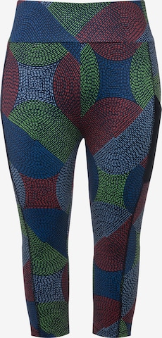 Ulla Popken Skinny Broek in Blauw: voorkant