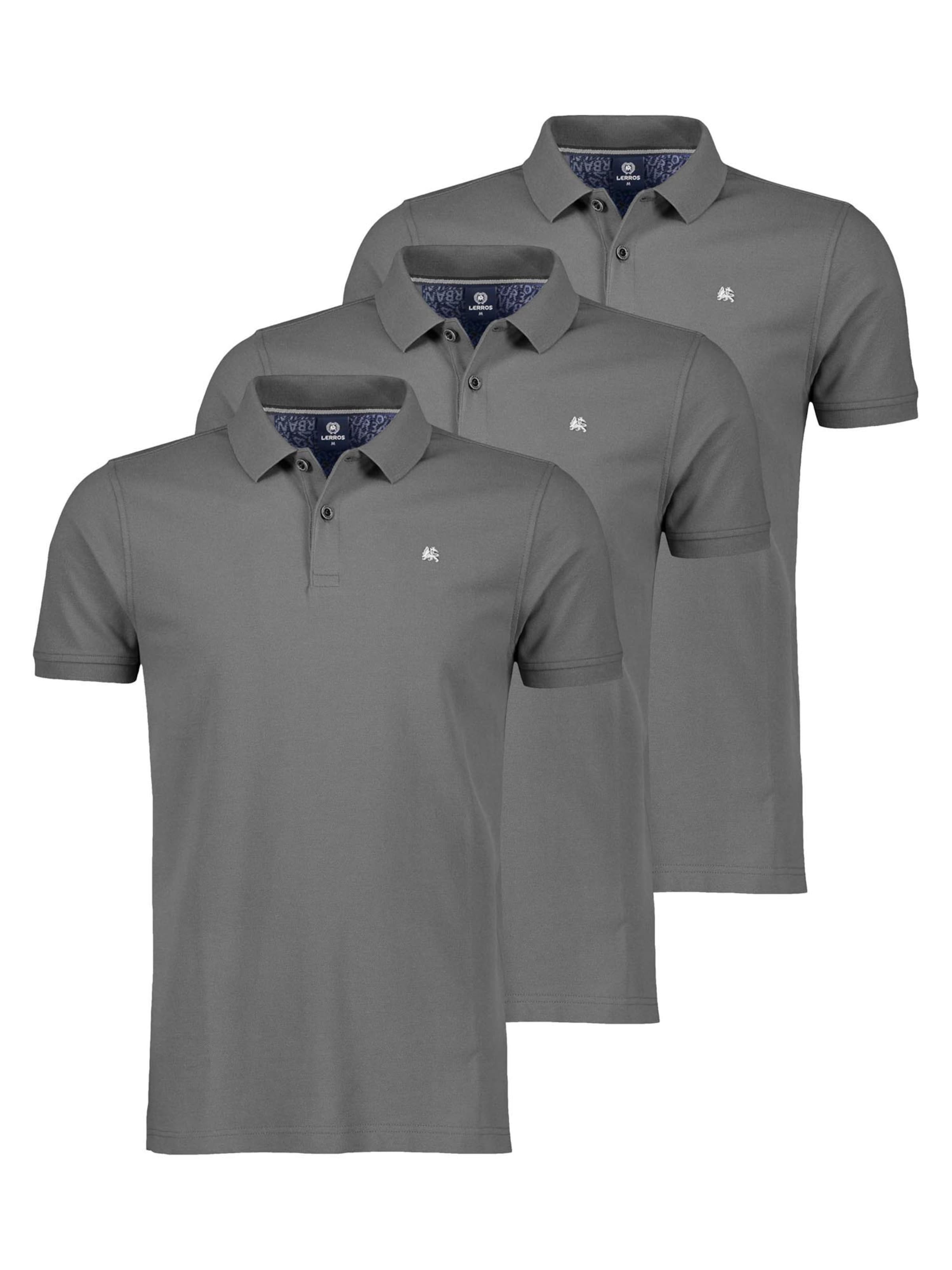 LERROS Shirt 'Basic' in Grey: front