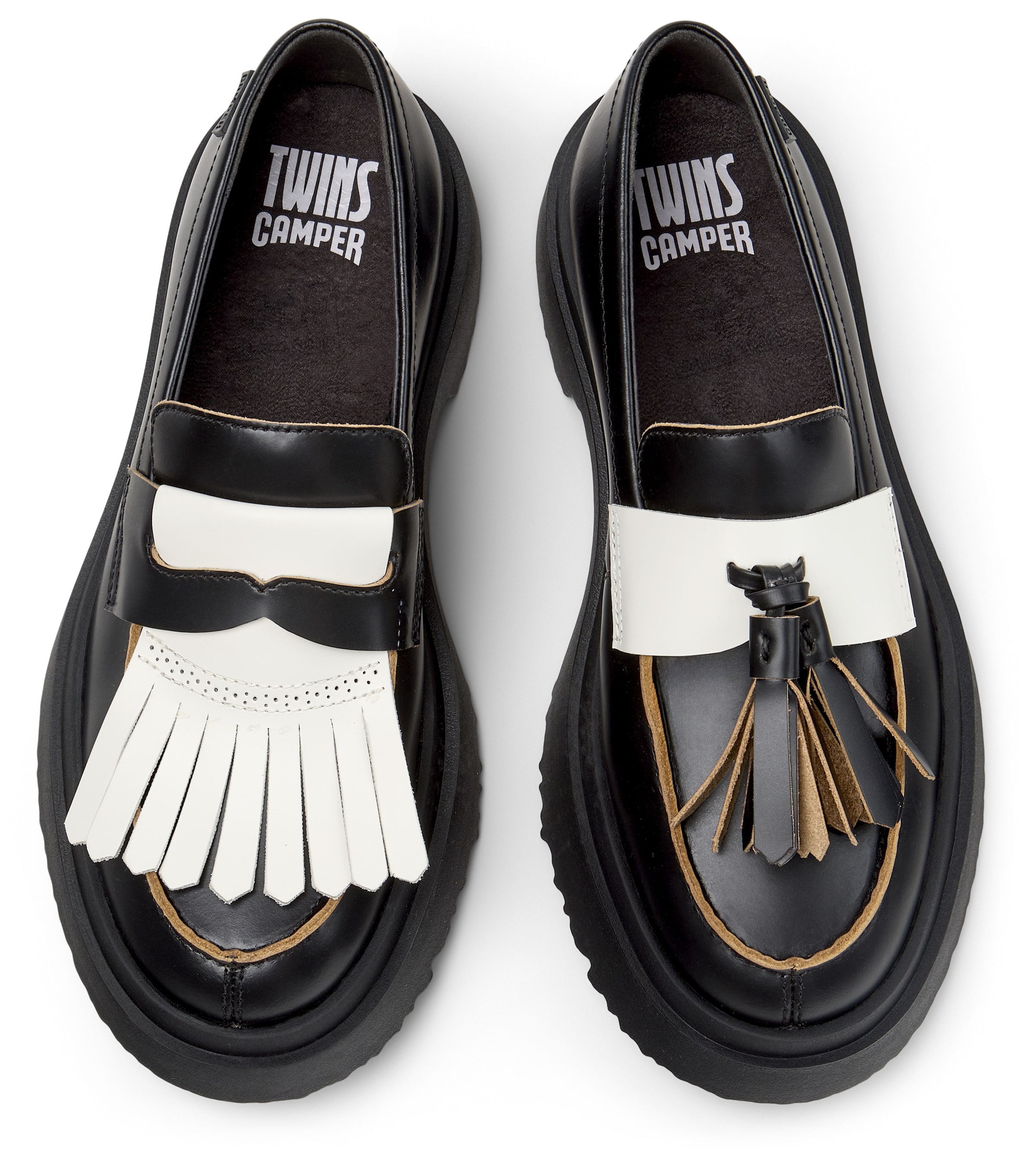 CAMPER Mokassin 'Walden Twins' in Schwarz