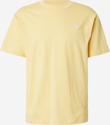 Maglietta 'Essentials' di new balance in giallo: frontale