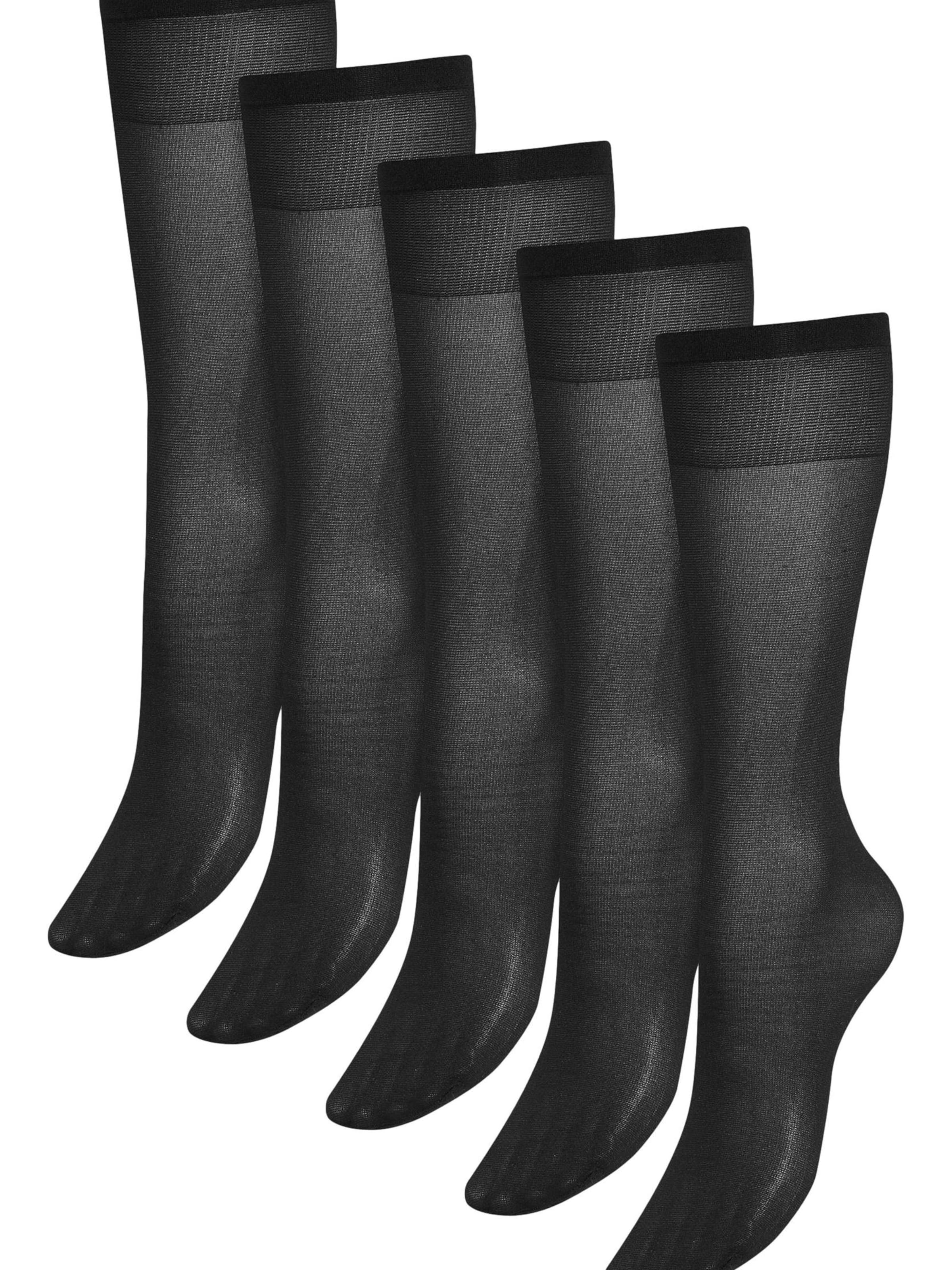 Next Kniestrümpfe in Schwarz: Vorderseite