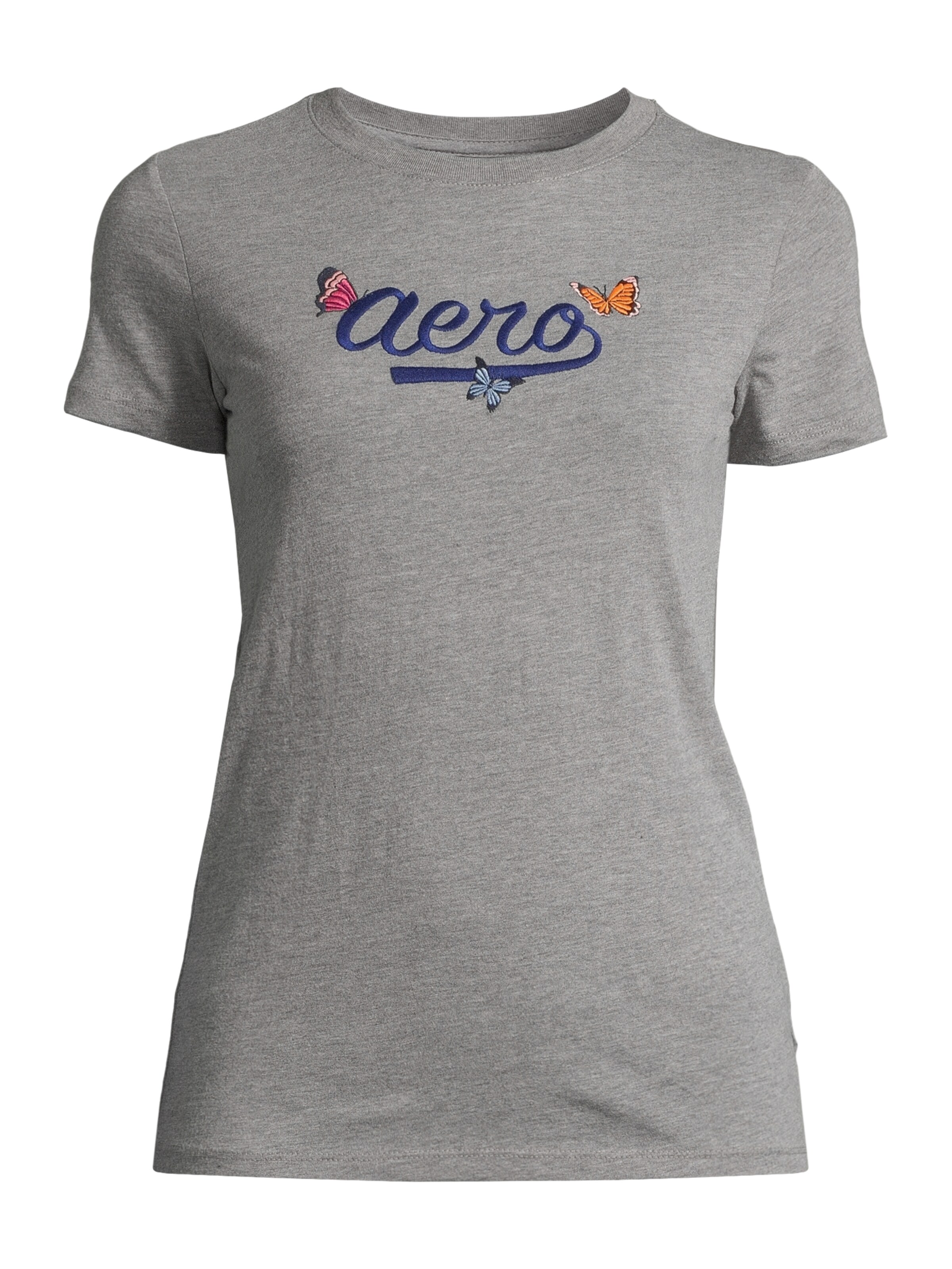 AÉROPOSTALE Tričko – šedá: přední strana