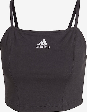 ADIDAS SPORTSWEAR Sports Top in Black: front