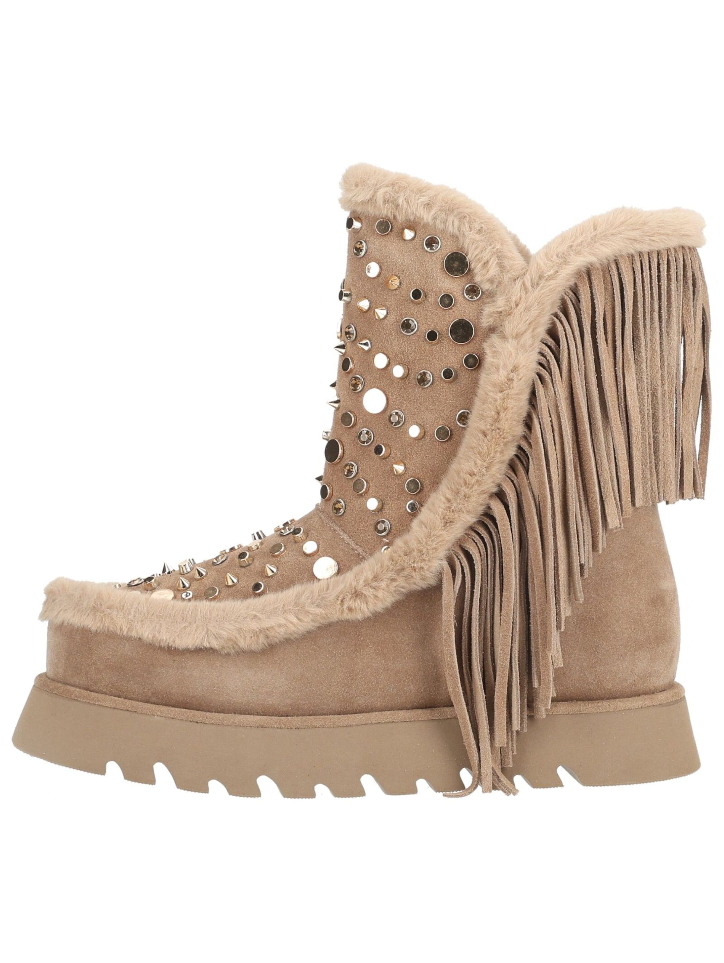 Alma En Pena Boots in Beige