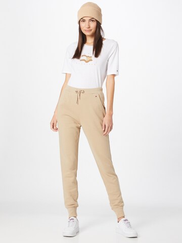 TOMMY HILFIGER Tapered Hose in Beige