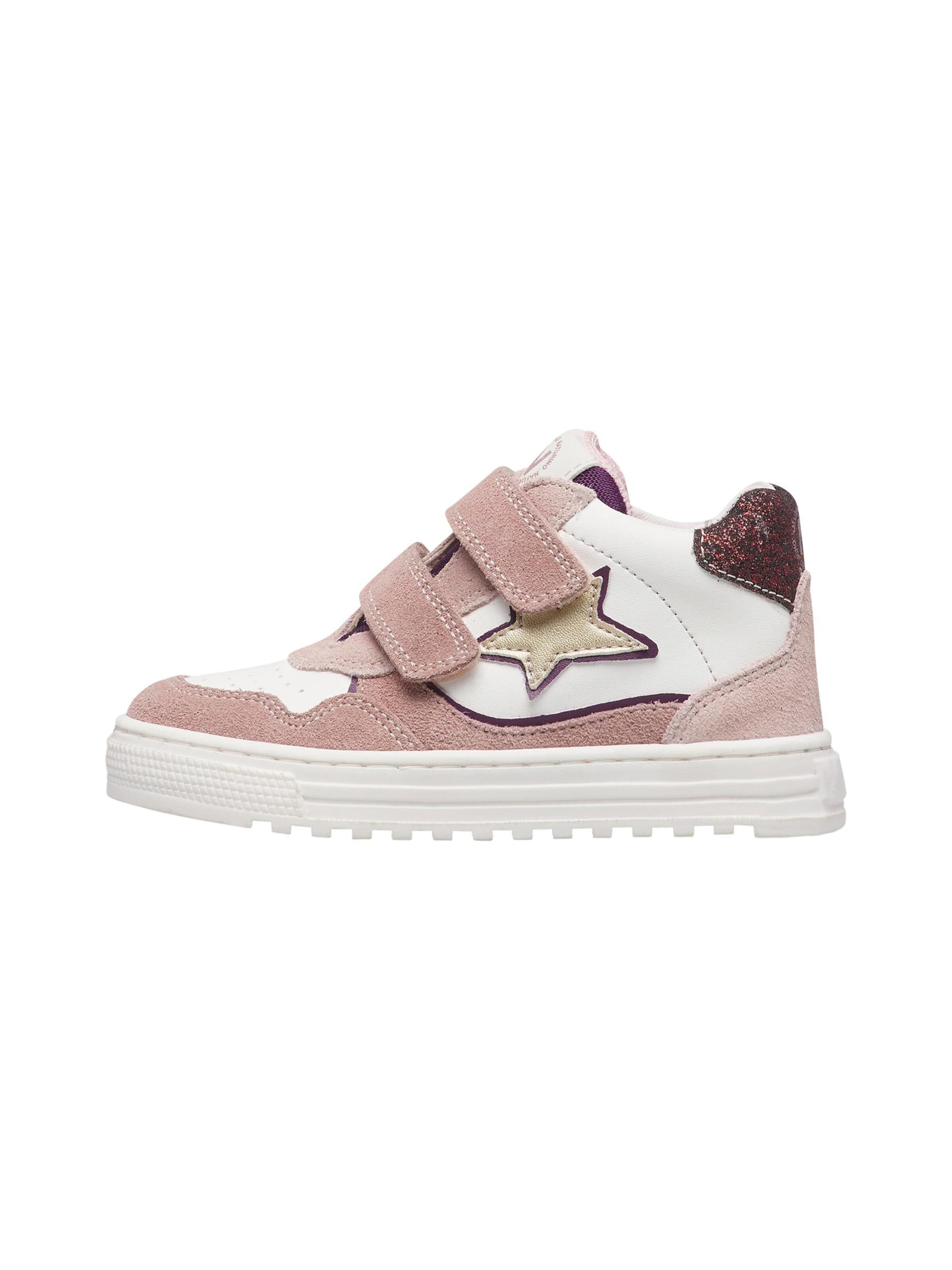 NATURINO Sneakers 'HESS HIGH 3 VL.' in Wit: voorkant