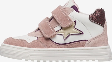 NATURINO Sneakers 'HESS HIGH 3 VL.' in Wit: voorkant