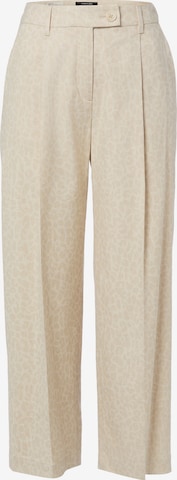 Regular Pantalon à pince 'Wasco' Marc Cain en beige : devant