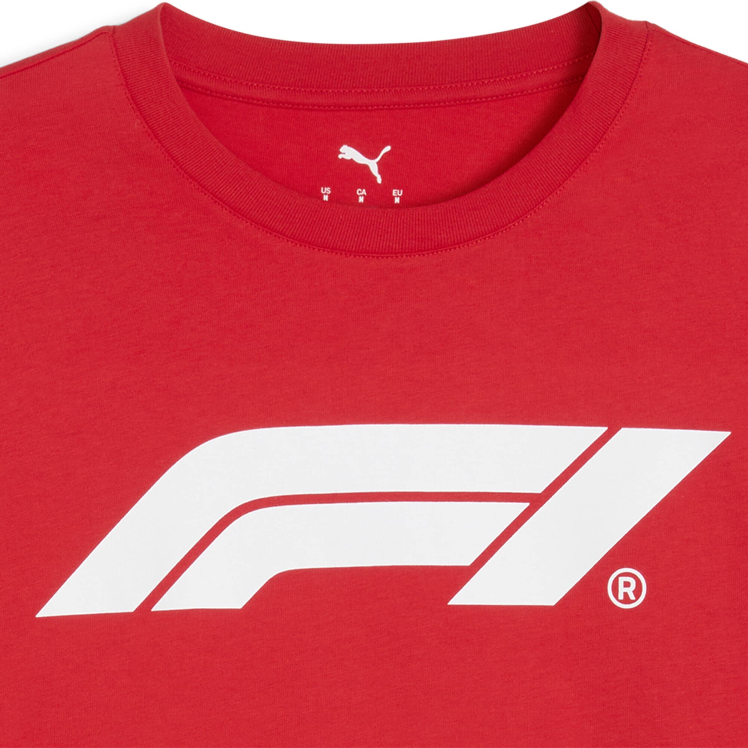 PUMA T-Shirt 'F1® Essentials' in Rot
