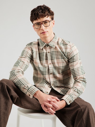 Only & Sons Regular fit Button Up Shirt 'ONSGUDMUND' in Red: front