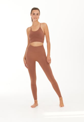 Athlecia Regular Sports bra 'FOAN' in Brown
