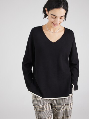 s.Oliver BLACK LABEL Sweater in Black: front