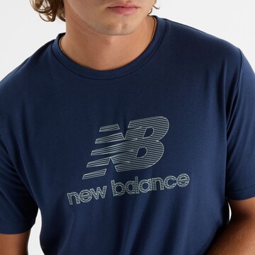 new balance Performance shirt 'Heathertech' in Blue