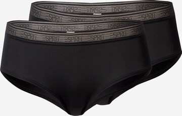 Slip ESPRIT en noir : devant