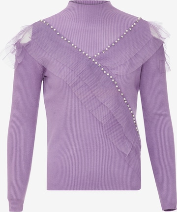 Pull-over bling bling by leo en violet : devant