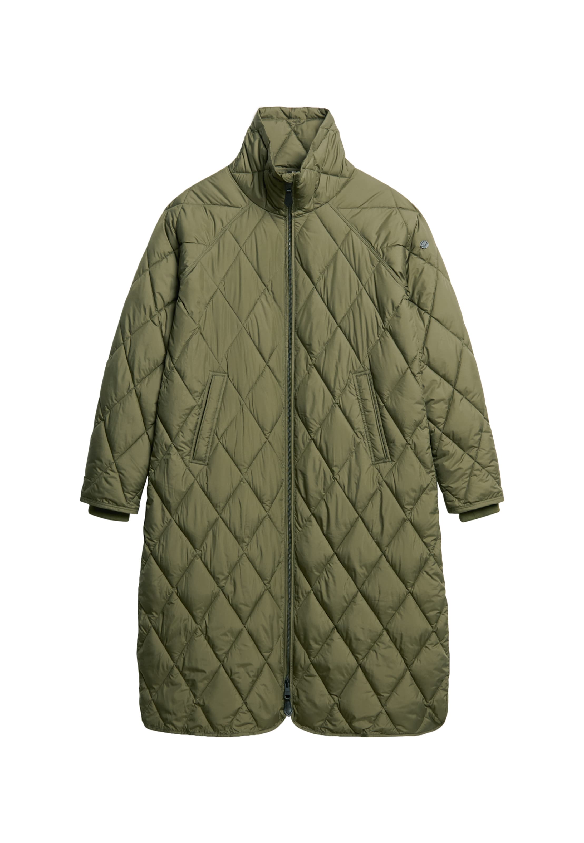 Superdry Prechodný kabát - Zelená: predná strana