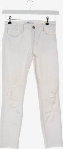 J Brand Jeans in 26 in White: front