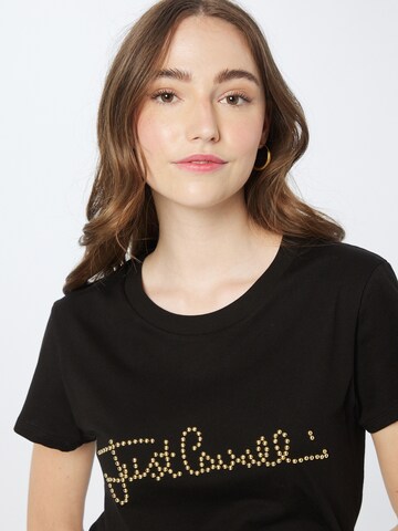 Just Cavalli - Camiseta 'MALIBU' en negro