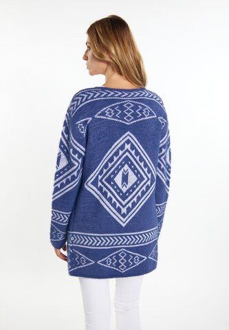 usha FESTIVAL Knit Cardigan 'Rakata' in Blue