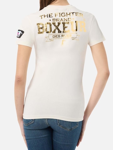 Boxeur des Rues Shirt 'Iconic Logo T-Shirt' in Beige