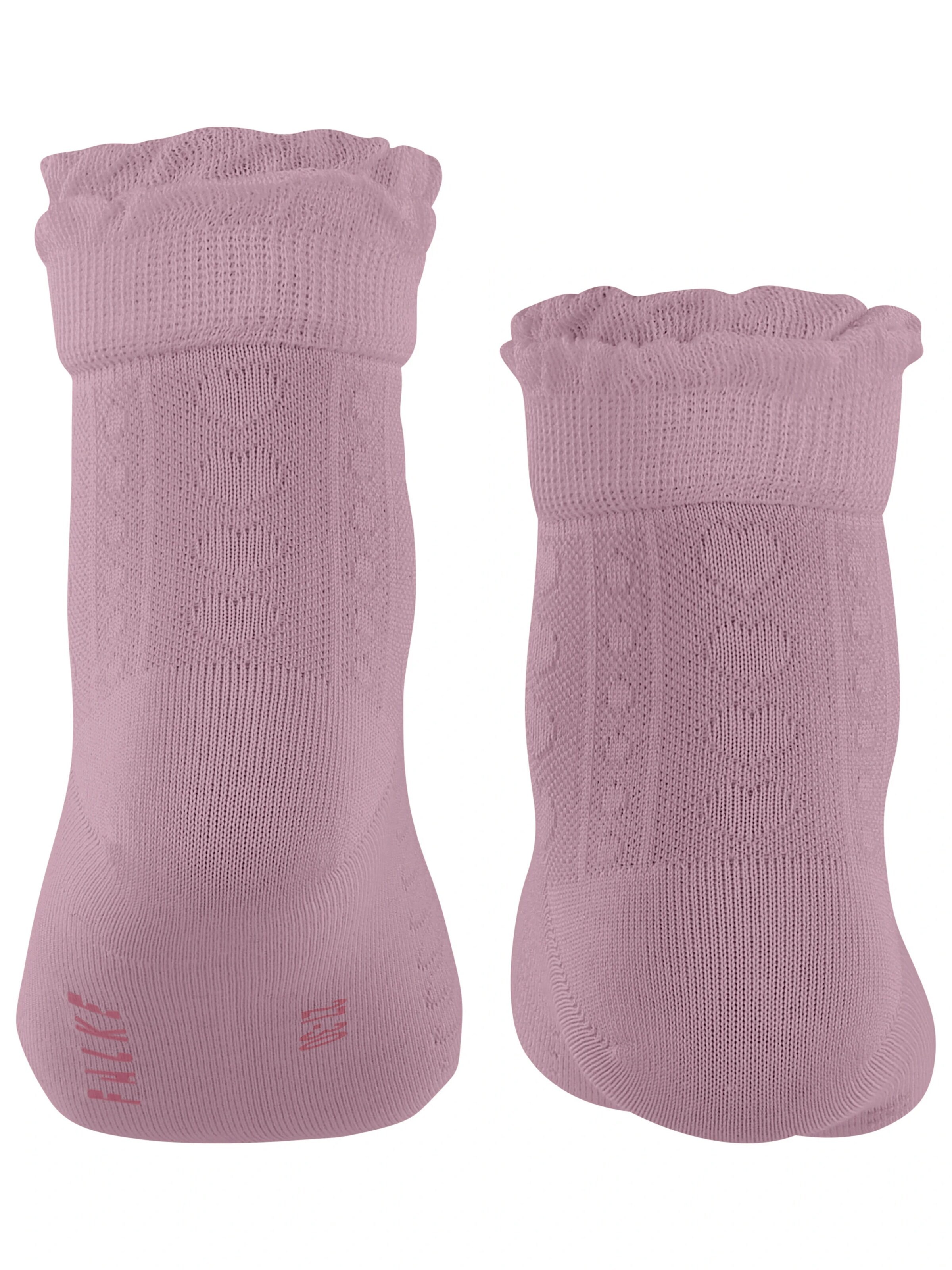 FALKE Socks 'Romantic Net' in Pink