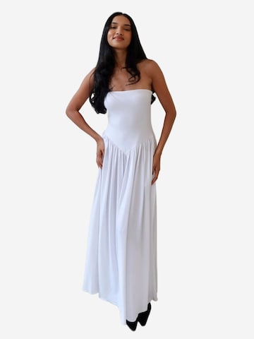 Robe 'Maxi' Hiccup en blanc : devant