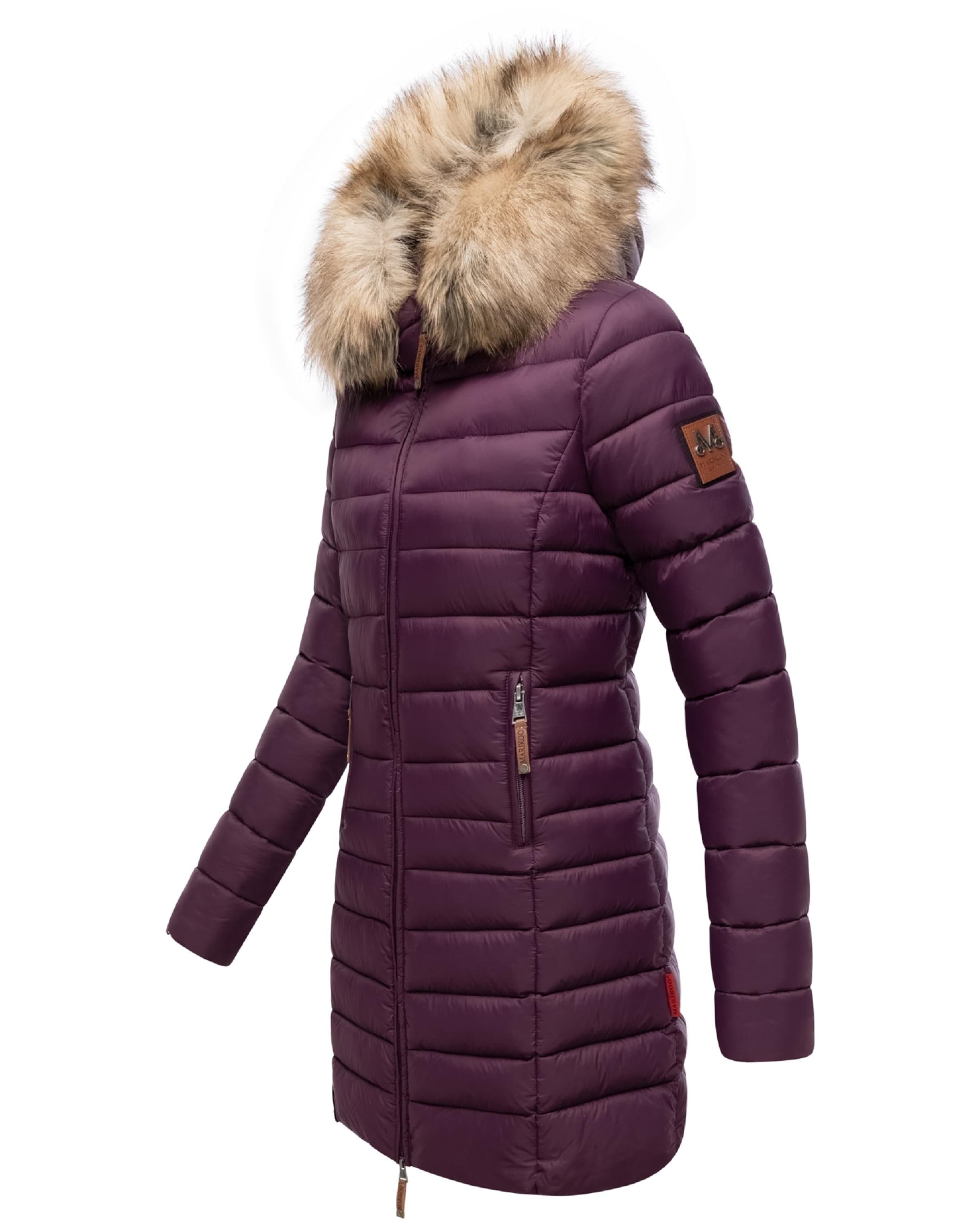 purpurinė MARIKOO Žieminis paltas 'Rose'