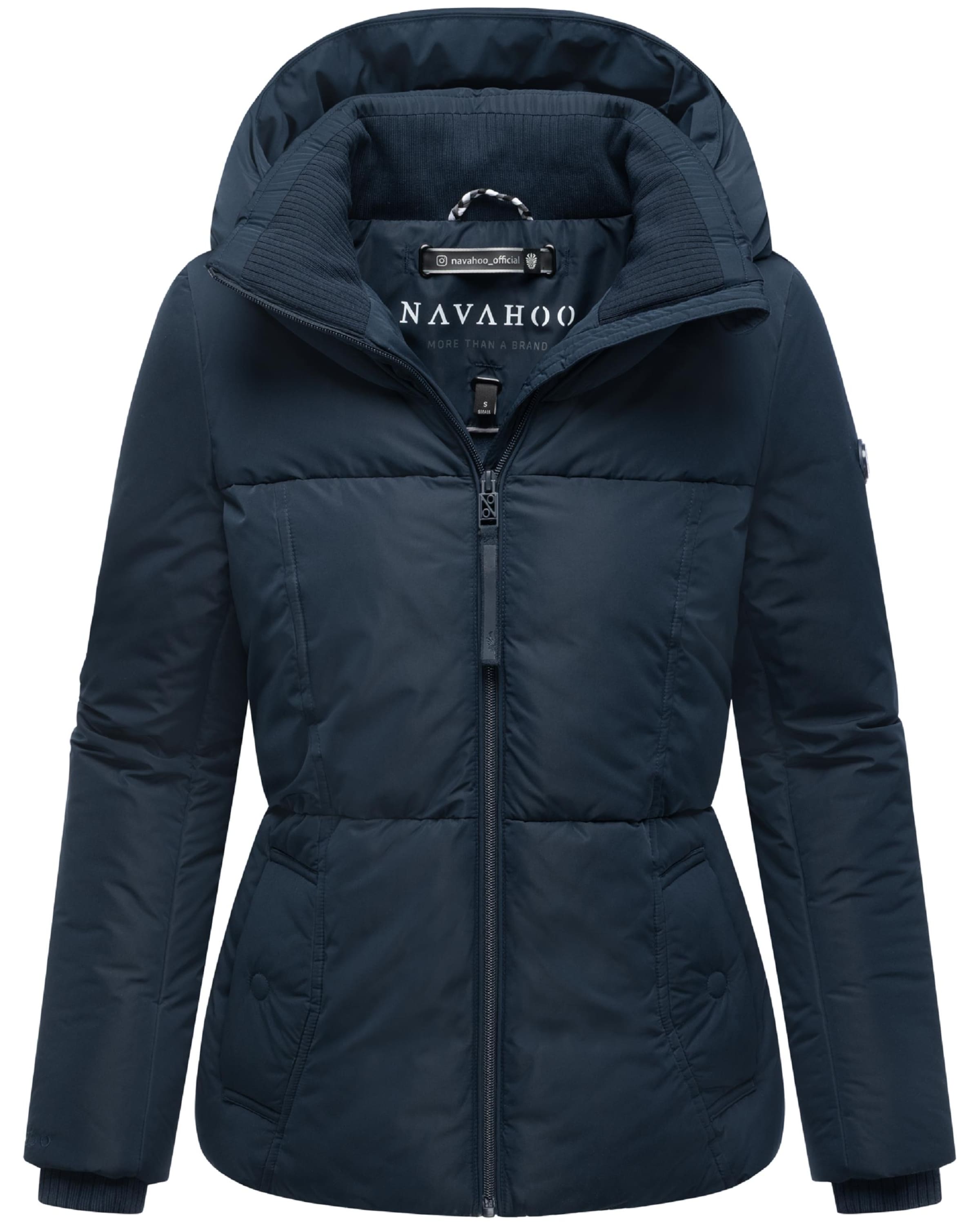 NAVAHOO Winterjacke 'Flüsterfee 14' in Blau: Vorderseite