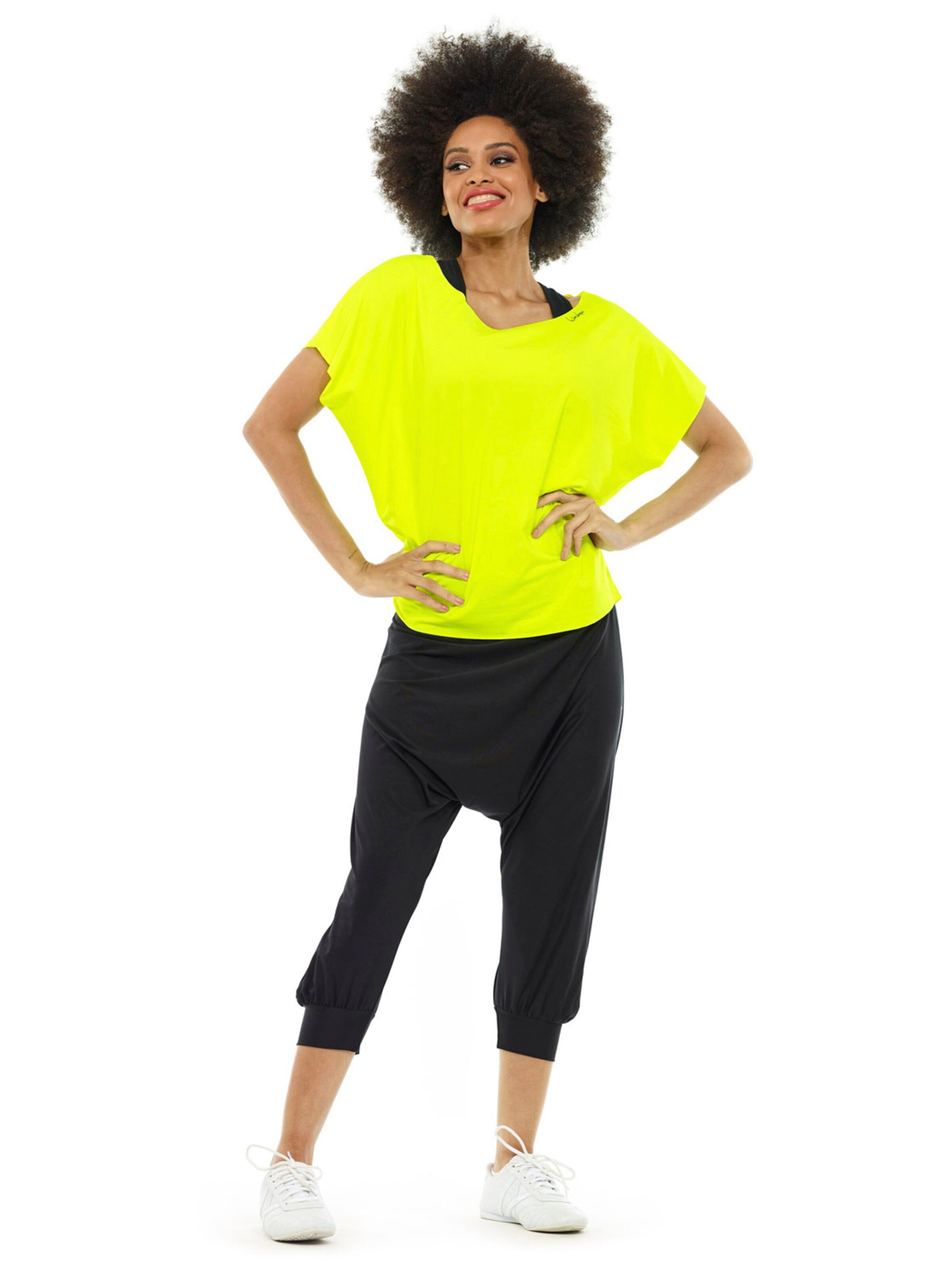 Winshape Performance shirt 'DT101' in Yellow