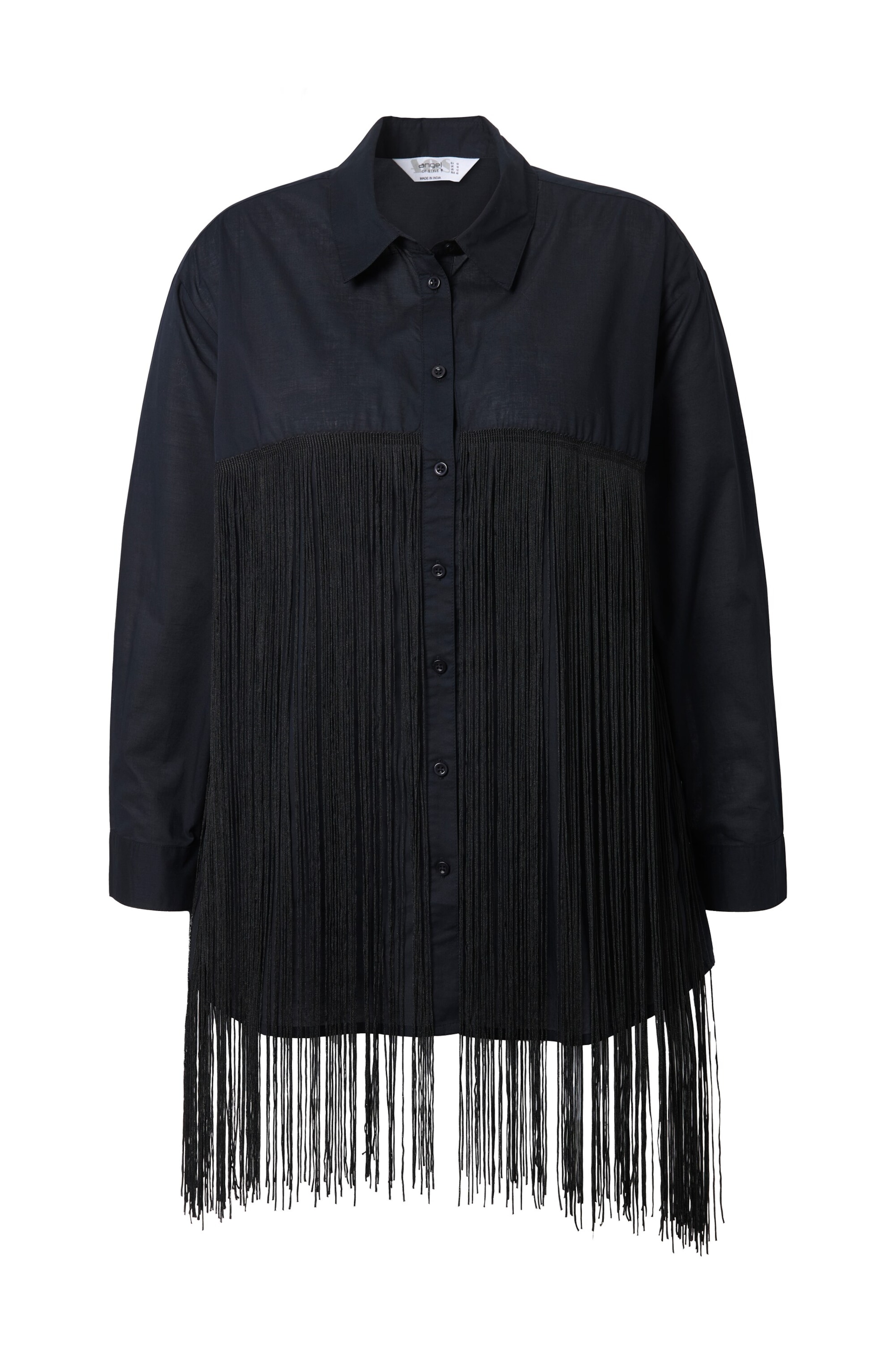 Angel of Style Blouse in Zwart: voorkant