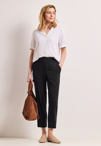 STREET ONE Tapered Pants 'Bonny' in Black