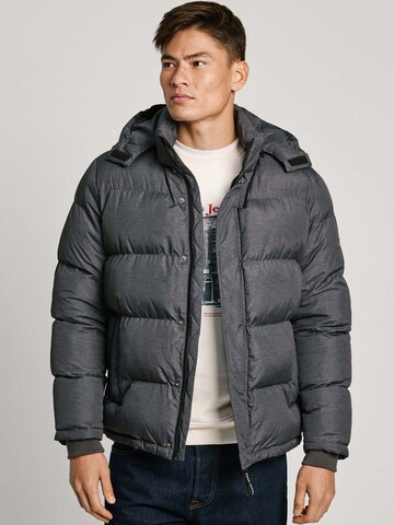 Pepe Jeans Winterjas ' TOBIAS ' in Grijs: voorkant