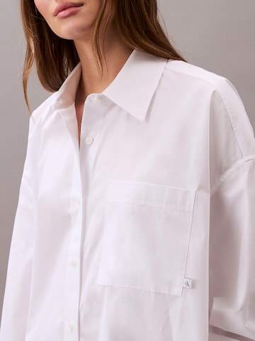 Calvin Klein Jeans Kleid in Weiß