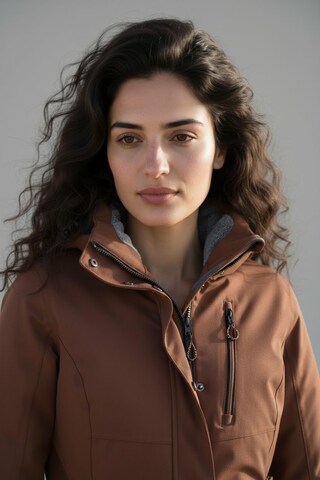 KILLTEC Between-Seasons Parka in Brown