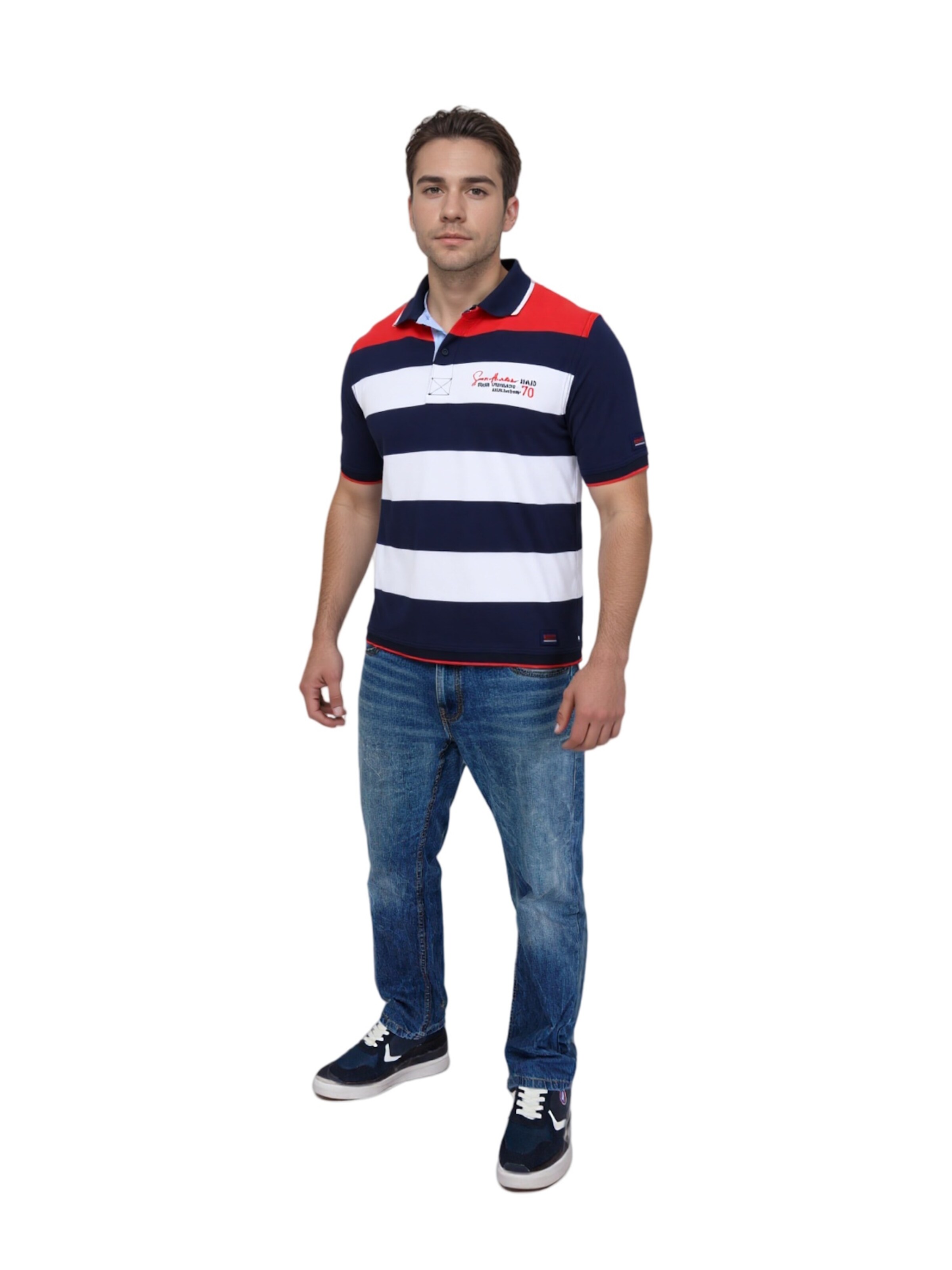 HAJO Shirt 'Stay Fresh' in Blue