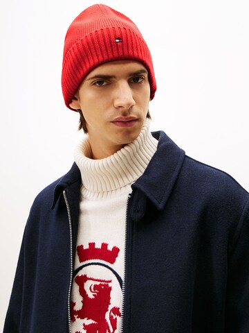 Bonnet TOMMY HILFIGER en rouge : devant