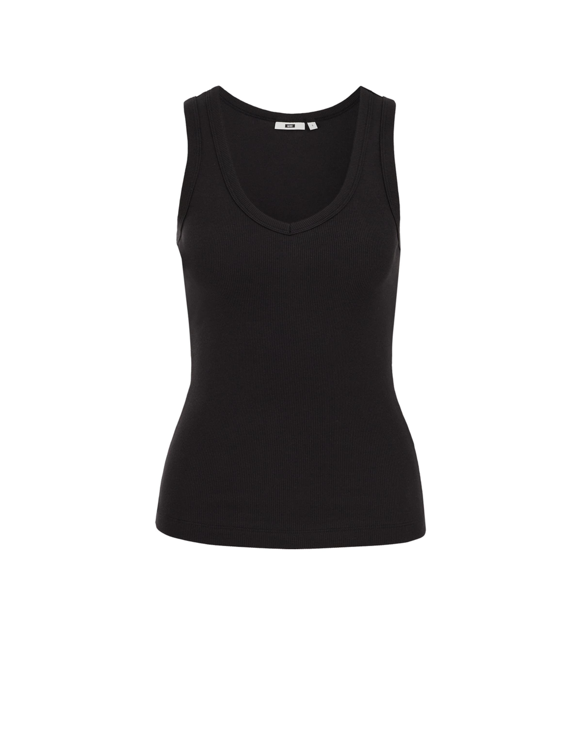 WE Fashion Top – černá: přední strana