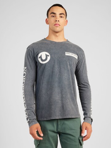 T-Shirt True Religion en gris : devant