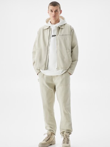 Pull&Bear Jacke in Beige