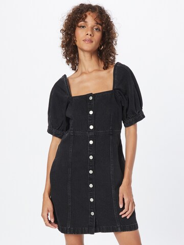 LEVI'S ® Shirt Dress 'Rhode Denim Mini Dress' in Black: front