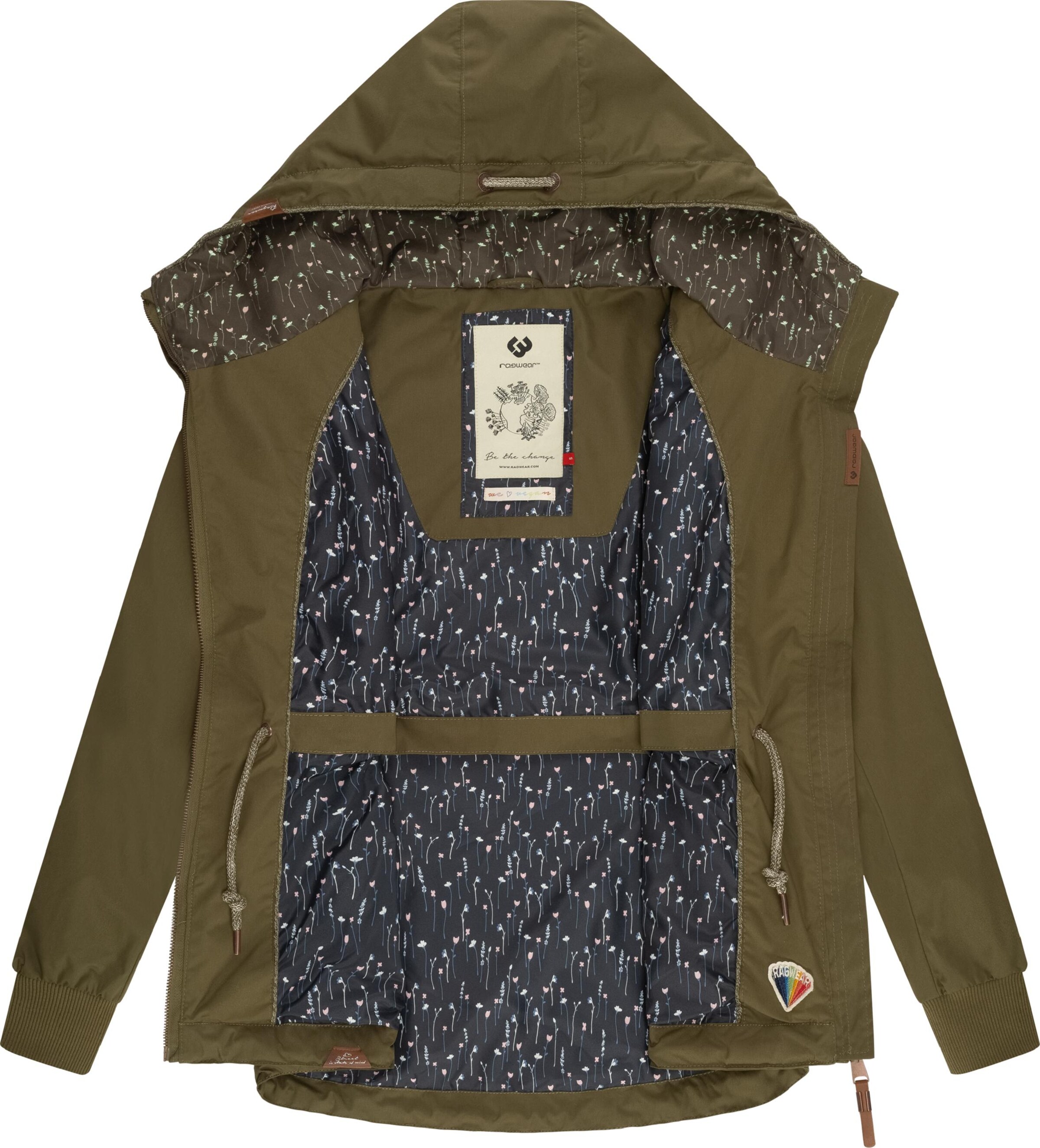 Ragwear Outdoorjas 'Danka' in Groen