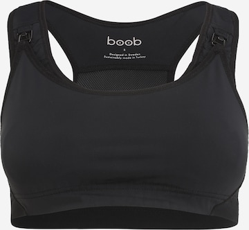 BOOB Bralette Bra 'Fast Food' in Black: front